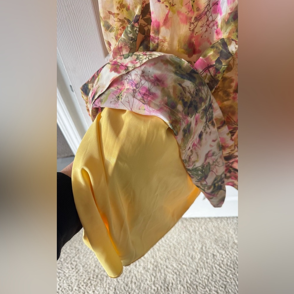 Karen Millen Yellow Floral Dress - Picture 7 of 12